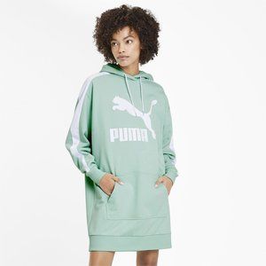 Puma Hoodie Dress Womens Puma Dresses 597532 Womens Puma Classics T7 Hooded  Dress